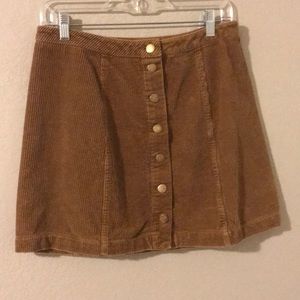 Corduroy Skirt